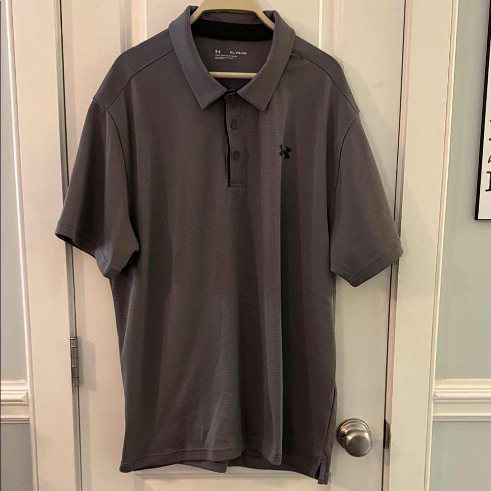 Under Armour Men's Dark Gray Polo Shirt
